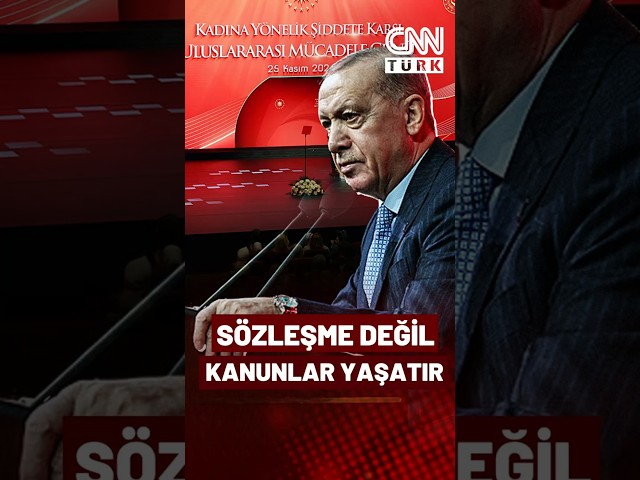 ⁣Cumhurbaşkanı Erdoğan'dan "İstanbul Sözleşmesi" Tartışmalarına Yanıt: Sözleşme Değil 