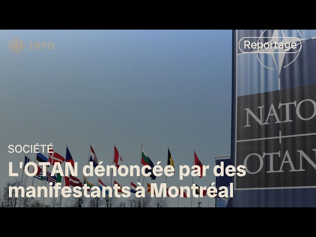 ⁣L'OTAN critiquée en marge du sommet annuel