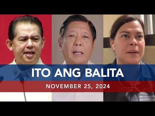 ⁣UNTV: Ito Ang Balita | November 25, 2024