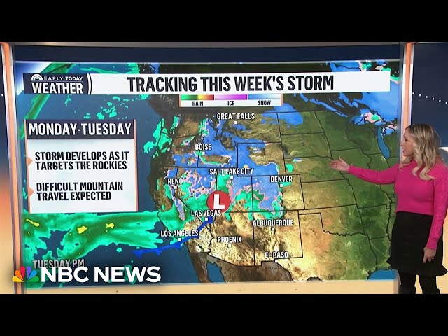 ⁣Storms threaten Thanksgiving week travel plans