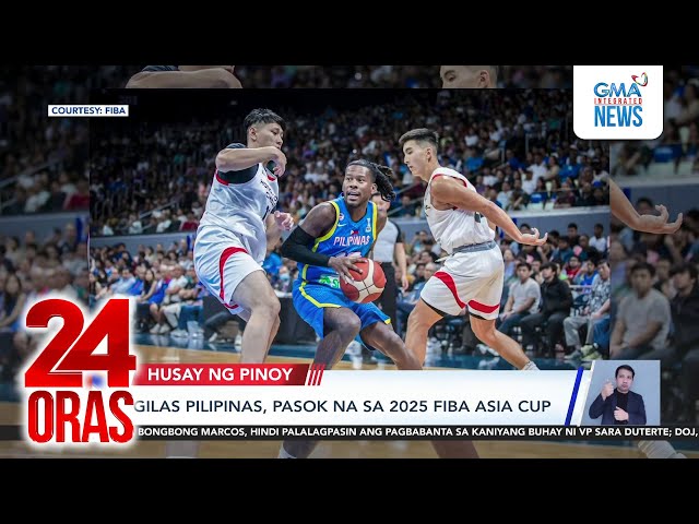 ⁣Gilas Pilipinas, pasok na sa 2025 FIBA Asia Cup | 24 Oras