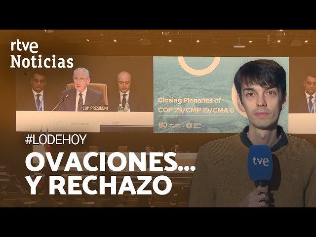 ⁣COP29: LOS PAÍSES RICOS NO CONTENTAN A LOS VULNERABLES CON SU ACUERDO DE 300 MIL MILLONES | RTVE