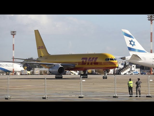 ⁣Un avion cargo de DHL s'écrase sur une maison près de Vilnius en Lituanie