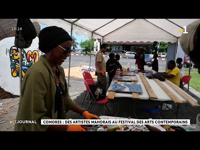 ⁣Comores : des artistes mahorais au festival des arts contemporains