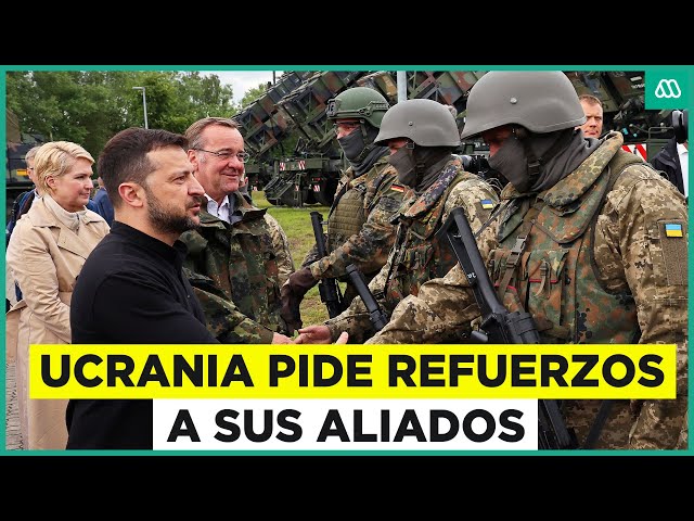 ⁣Ucrania pide a sus aliados ayuda militar para enfrentar a Rusia