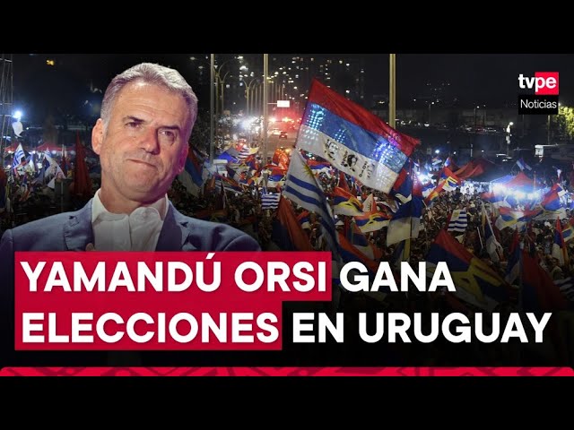 ⁣Yamandú Orsi gana las elecciones presidenciales y la izquierda regresa al poder en Uruguay