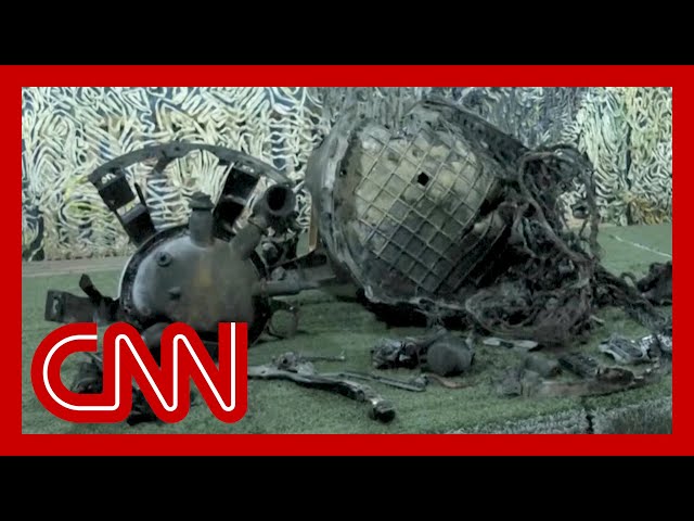 ⁣CNN at scene of Russian ballistic missile strike in Ukraine