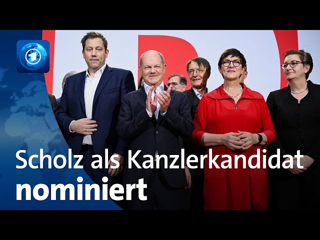 ⁣SPD nominiert Scholz als Kanzlerkandidaten