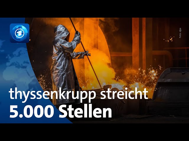 ⁣Thyssenkrupp-Stahlsparte streicht 5.000 Stellen