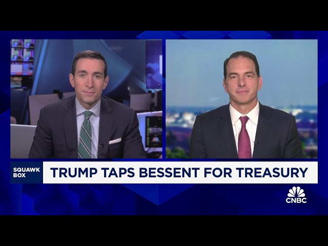 ⁣'Elated' with Trump's pick for Treasury Secretary, says America First's Michael 