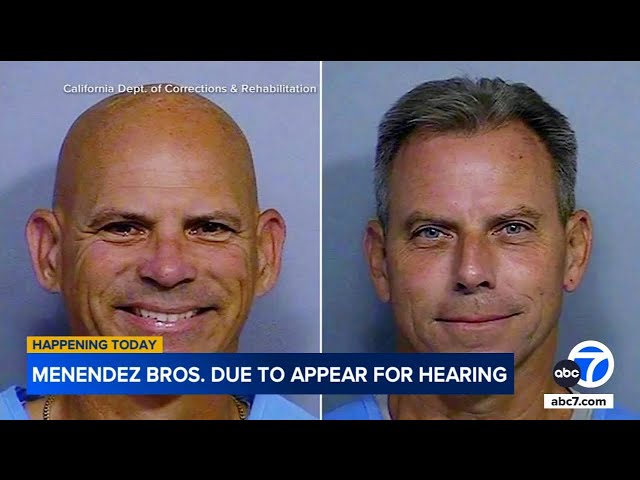 ⁣Menendez brothers to appear virtually for court hearing today