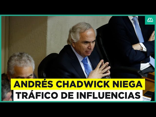 ⁣Andrés Chadwick reaparece en público: Niega tráfico de influencias