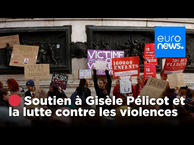 ⁣ REPLAY | Manifestation pour Gisèle Pelicot et contre les violences faites aux femmes à Avignon