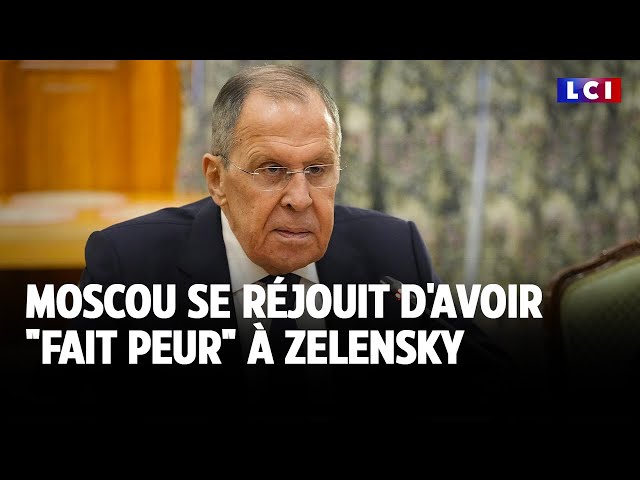 ⁣Moscou se réjouit d'avoir "fait peur" à Zelensky｜LCI