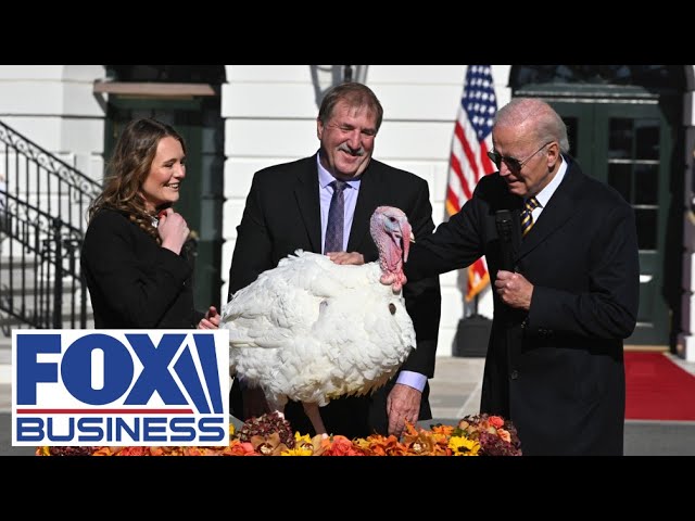 ⁣Biden pardon's National Thanksgiving Turkey at White House