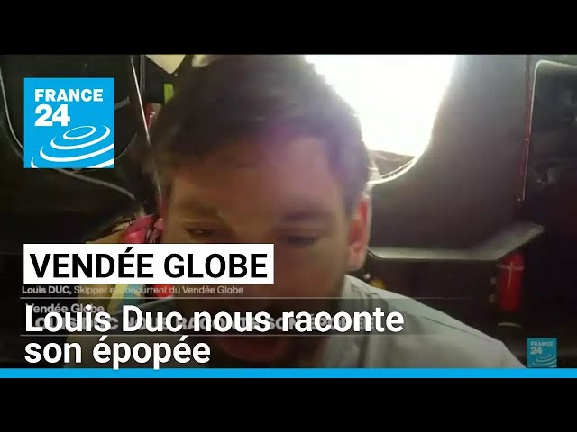 ⁣Vendée Globe 2024 : Louis Duc nous raconte son épopée • FRANCE 24