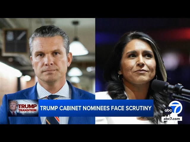 ⁣Trump cabinet nominees face scrutiny