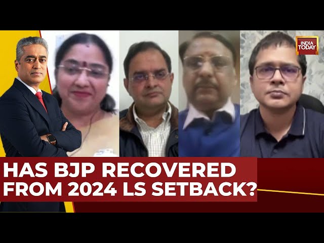 ⁣NewsToday Debate: Has BJP Recovered From 2024 Lok Sabha Setback? | Rajdeep Sardesai | India Today