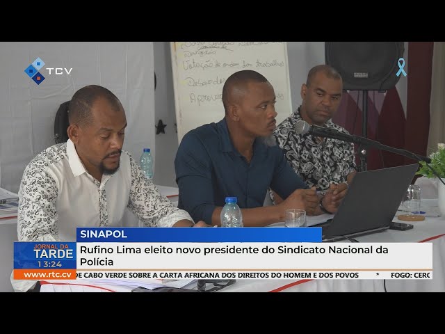 ⁣Rufino Lima eleito novo presidente do Sindicato Nacional da Polícia