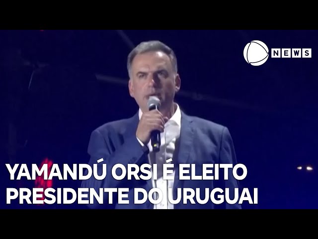 ⁣Candidato de centro-esquerda é eleito presidente do Uruguai