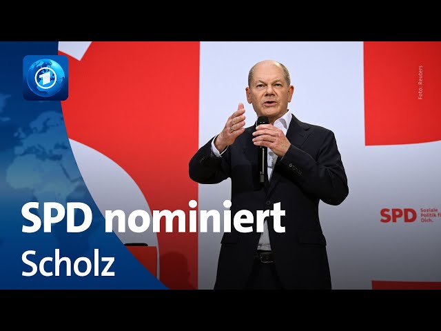 ⁣SPD-Vorstand nominiert Scholz als Kanzlerkandidaten für Bundestagswahl