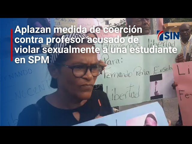 ⁣Aplazan medida de coerción contra profesor acusado de violar sexualmente a una estudiante en SPM