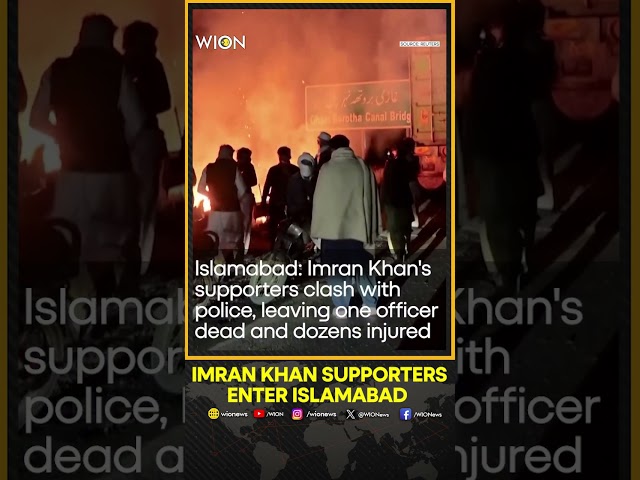 ⁣BREAKING: Imran Khan's Supporters Enter Islamabad Amid Violent Clashes With Police