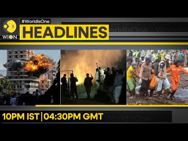 ⁣Teargas Fired at Imran's Supporters | Israeli Strike Hits Building in Beirut | WION Headlines