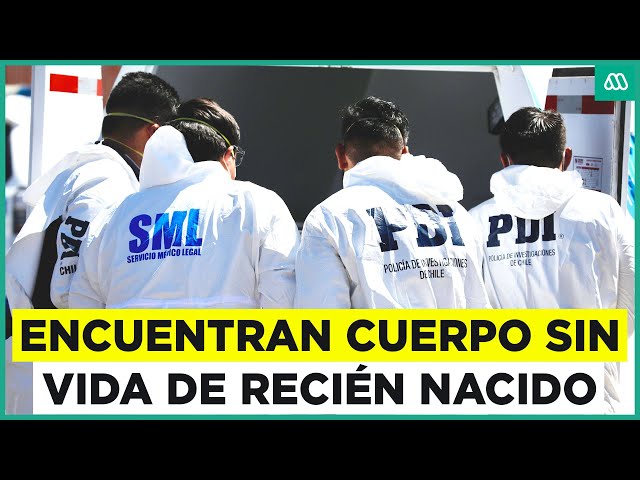 ⁣Encuentran a recién nacido sin vida en San Bernardo