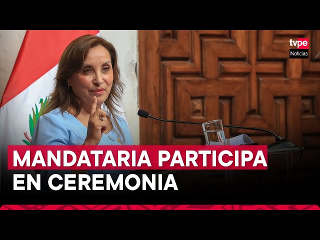 ⁣Presidenta Dina Boluarte participa en ceremonia de presentación del programa Cultiva Talento Digital