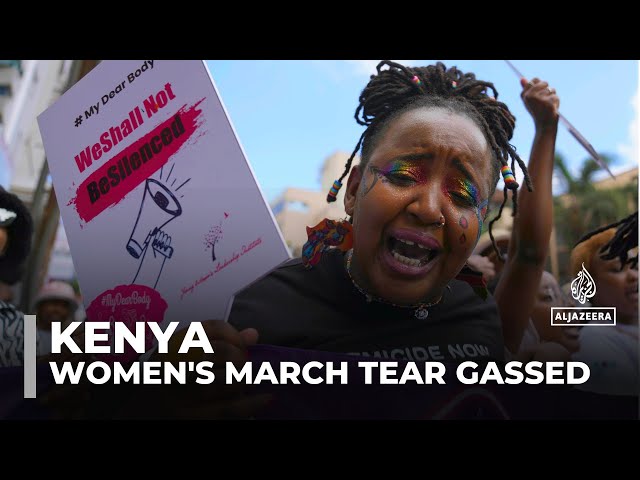 ⁣Femicide protest march: Kenyan women and girls protest killings