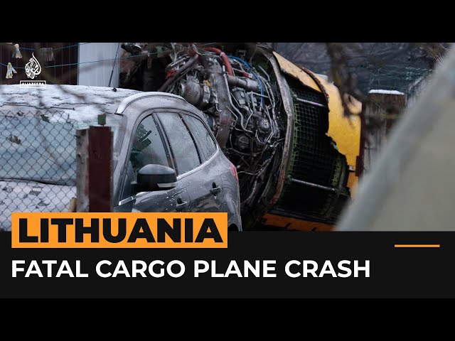 ⁣Lithuania investigates deadly plane crash near Vilnius Airport | AJ #shorts