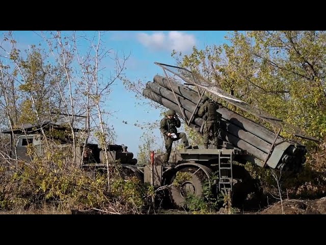 ⁣Offensive tous azimuts de la Russie en territoire ukrainien ce lundi