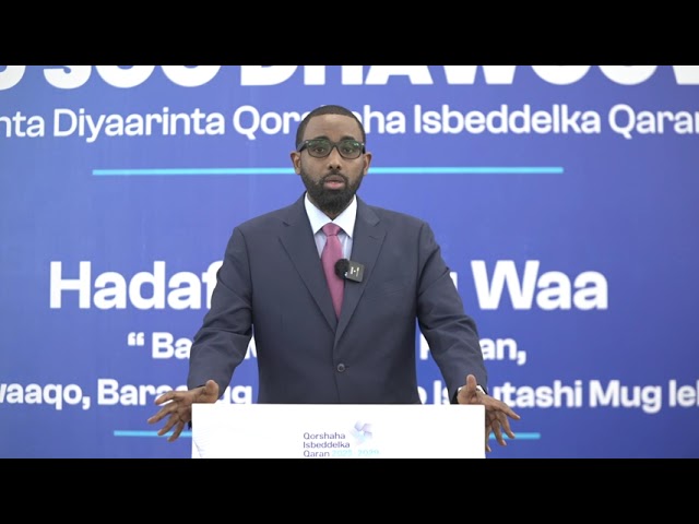 ⁣Ku xigeenka Xoghayaha joogtada ah ee Xafiiska Ra’iisul Wasaaraha “Ujeedka aan leenahay waa inaan...