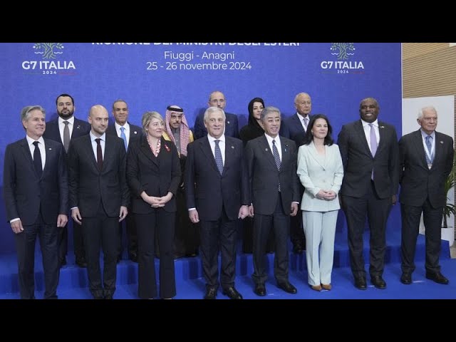 ⁣Under tight security measures, G7 foreign ministers focus on Middle East and Ukraine in Italy