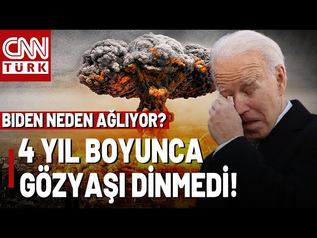 ⁣"Hem Ağlarım Hem Giderim" Dünyayı Felakete Sürükleyen Biden Gözyaşlarına Hakim Olamadı