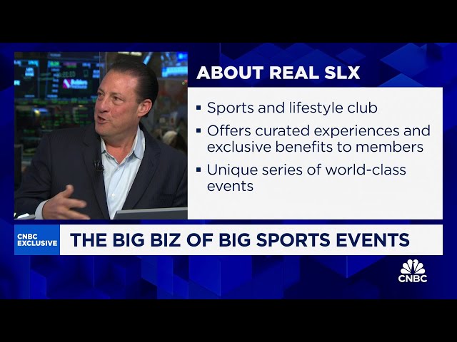 ⁣High-end clientele want curated experiences at sporting events, says Real SLX founder Kenny Dichter