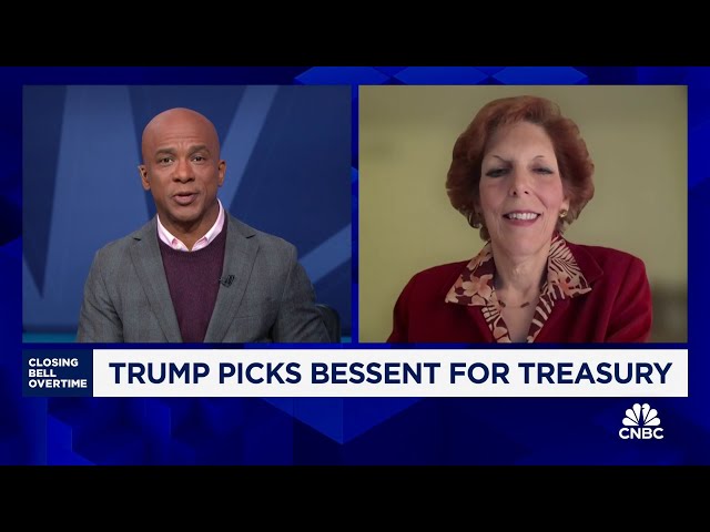 ⁣Fmr. Fed. President Mester: Treasury Sec. can be 'adult in the room' advocating for Fed in