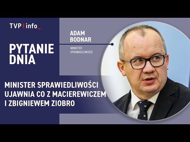 ⁣Adam Bodnar ujawnia co z Macierewiczem i Ziobro | PYTANIE DNIA