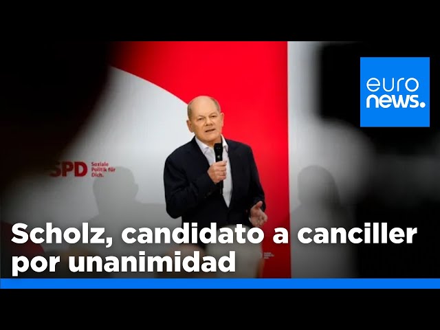 ⁣El Comité Ejecutivo del SPD propone por unanimidad a Scholz como candidato a canciller