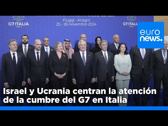 ⁣Israel y Ucrania centran la atención de la cumbre del G7 en Italia