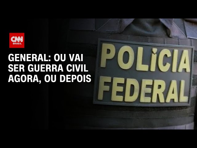 ⁣General: Ou vai ser guerra civil agora, ou depois | CNN ARENA