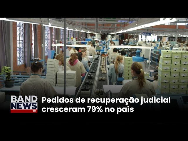 ⁣Pedidos de falência caíram 18% no 1º semestre de 2024 | BandNewsTV