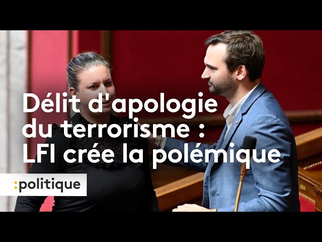 ⁣Délit d'apologie du terrorisme : LFI crée la polémique