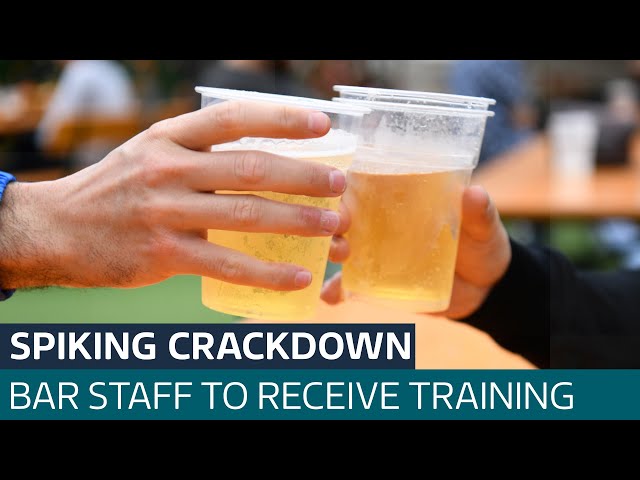 ⁣Bar staff to be trained to deal with drink spiking | ITV News