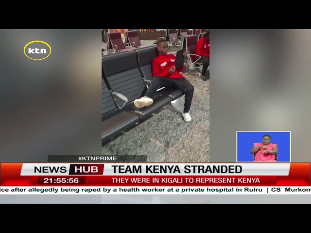 ⁣The National swimming team stranded in Rwanda