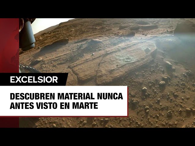 ⁣Descubren material nunca antes visto en Marte tras romper una roca por accidente