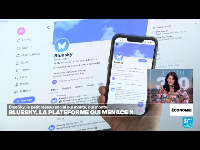 ⁣BlueSky, le réseau social qui fait trembler Twitter • FRANCE 24