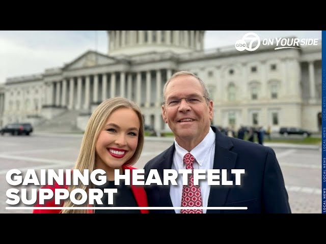 ⁣Former Miss Arkansas and father advocate for bipartisan supported HEARTS Act in Washington