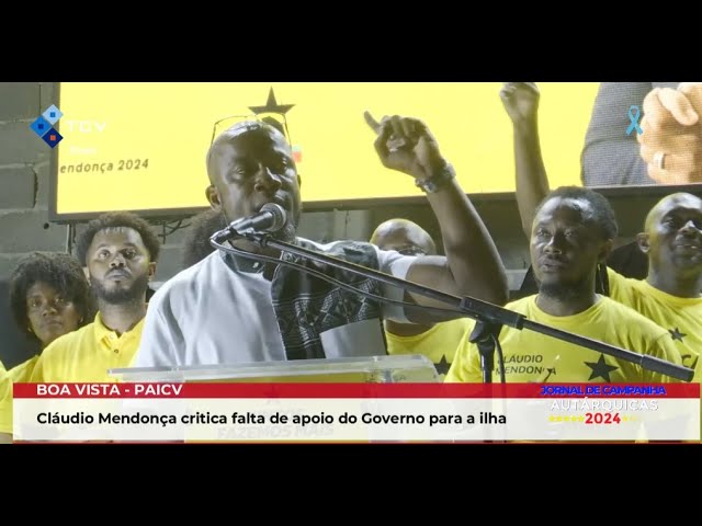 ⁣Cláudio Mendonça critica falta de apoio do Governo para a ilha da Boa Vista